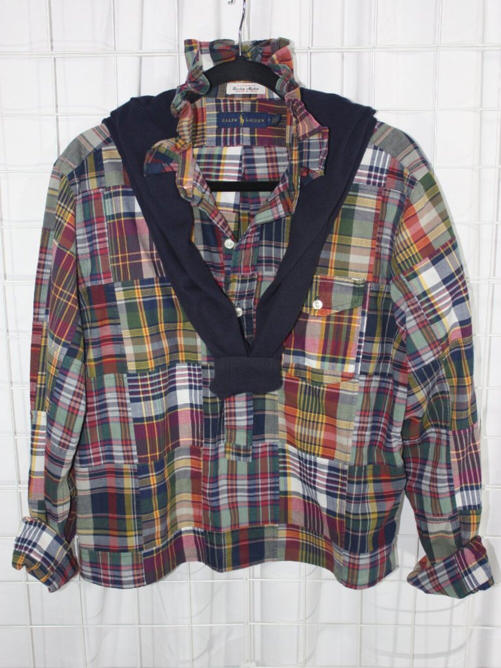 Ralph Lauren Ruffle Collar Shirt - Picture 12 of 13
